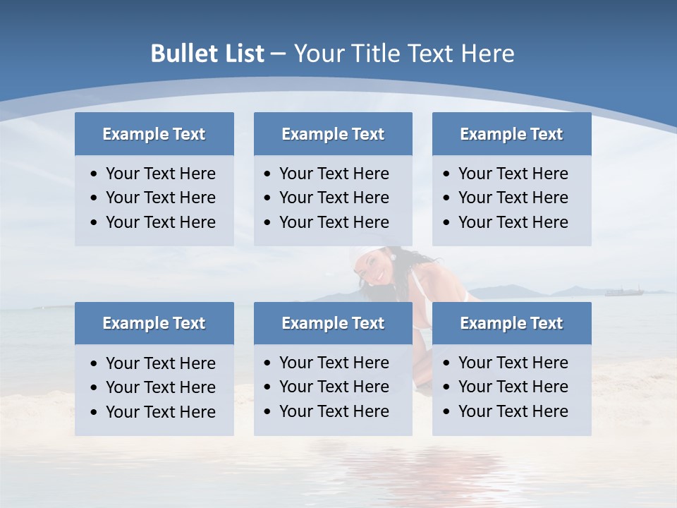 Cloud Blue Wi Fi PowerPoint Template