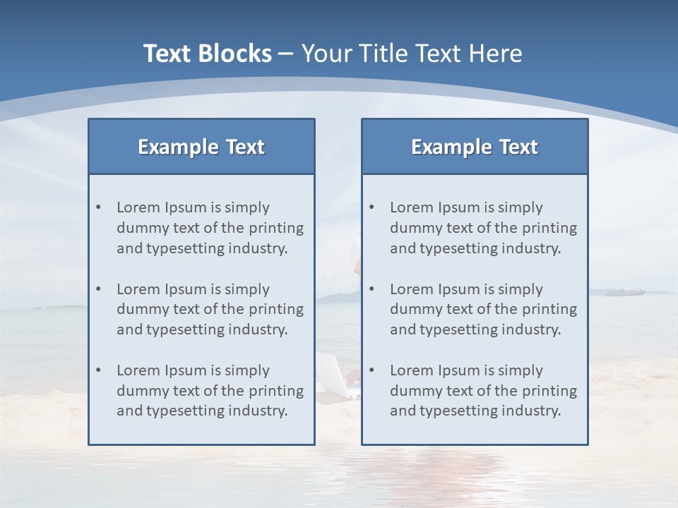 Cloud Blue Wi Fi PowerPoint Template