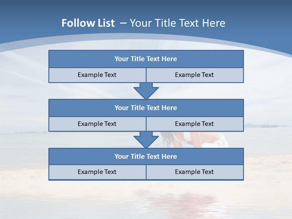 Cloud Blue Wi Fi PowerPoint Template