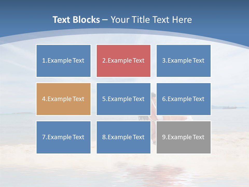 Cloud Blue Wi Fi PowerPoint Template