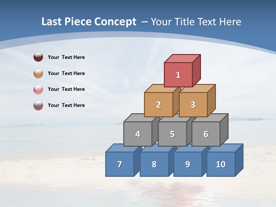 Cloud Blue Wi Fi PowerPoint Template