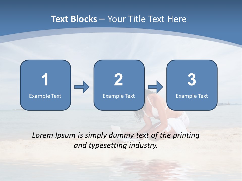 Cloud Blue Wi Fi PowerPoint Template