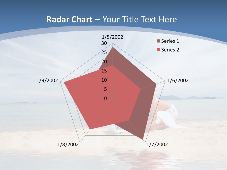 Cloud Blue Wi Fi PowerPoint Template