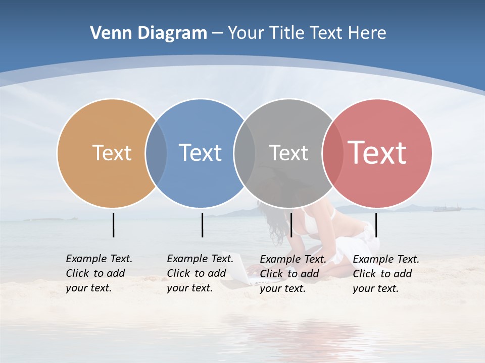 Cloud Blue Wi Fi PowerPoint Template