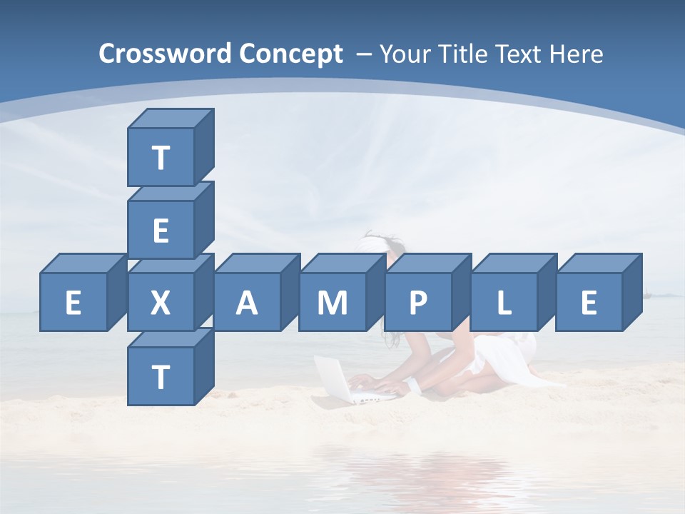 Cloud Blue Wi Fi PowerPoint Template