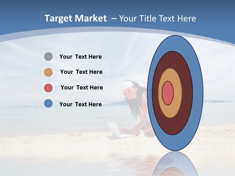 Cloud Blue Wi Fi PowerPoint Template