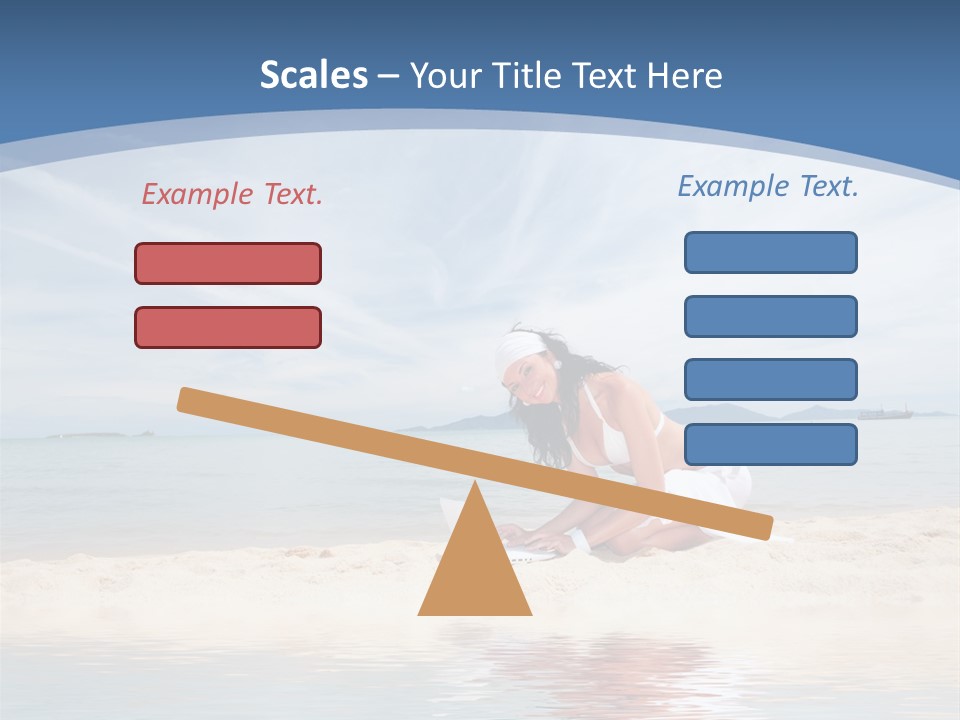 Cloud Blue Wi Fi PowerPoint Template