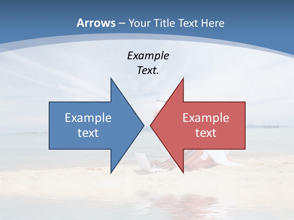 Cloud Blue Wi Fi PowerPoint Template