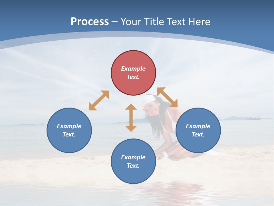 Cloud Blue Wi Fi PowerPoint Template