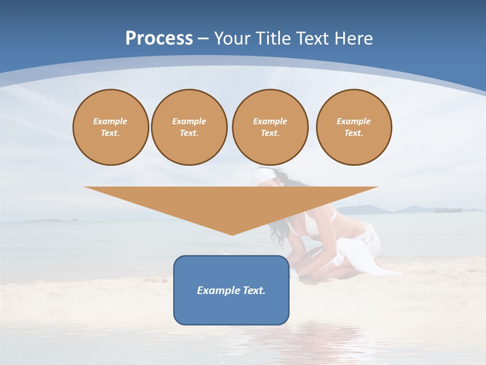 Cloud Blue Wi Fi PowerPoint Template