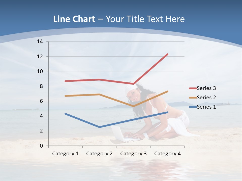 Cloud Blue Wi Fi PowerPoint Template