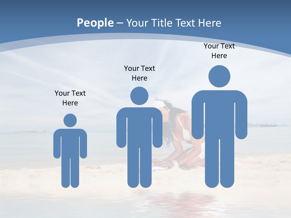 Cloud Blue Wi Fi PowerPoint Template