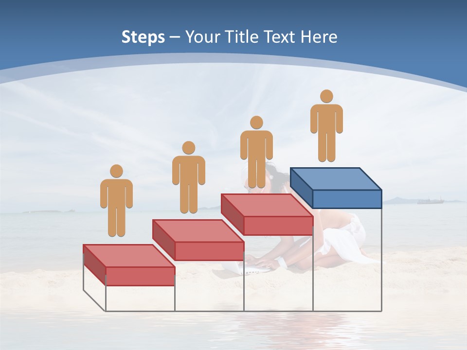 Cloud Blue Wi Fi PowerPoint Template