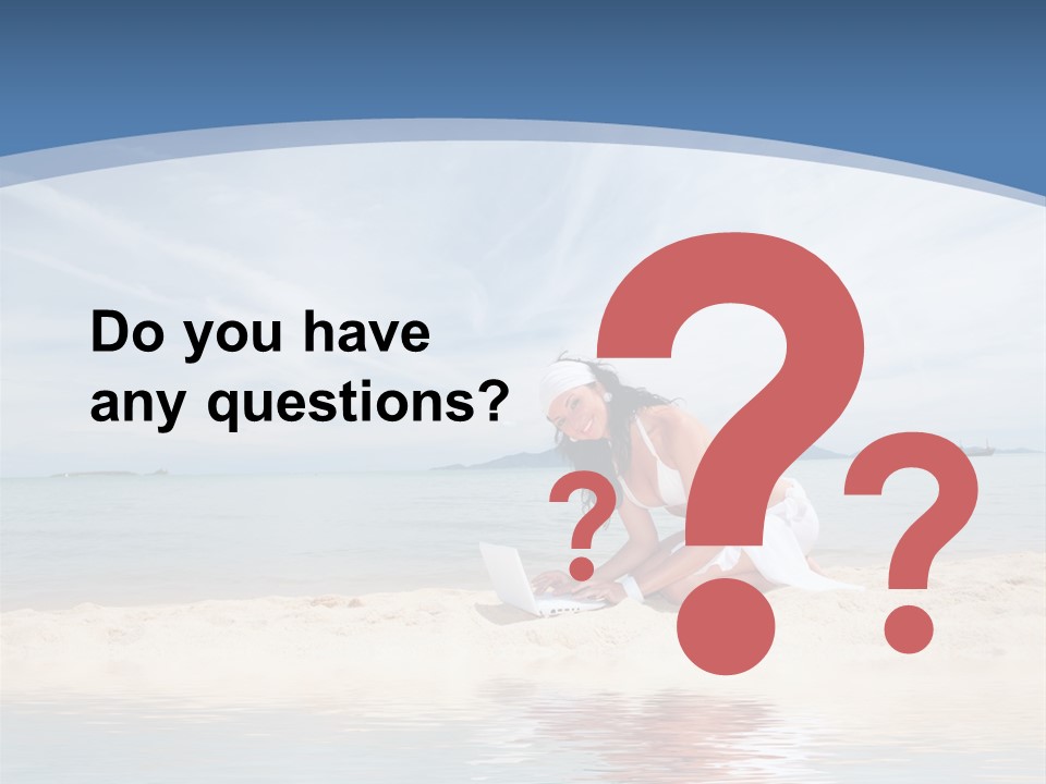 Cloud Blue Wi Fi PowerPoint Template