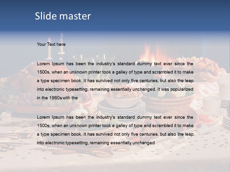 Turkey Pork Cooking PowerPoint Template