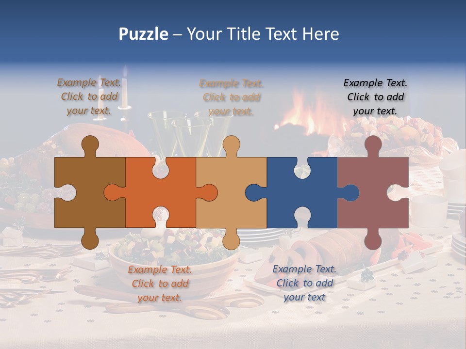 Turkey Pork Cooking PowerPoint Template