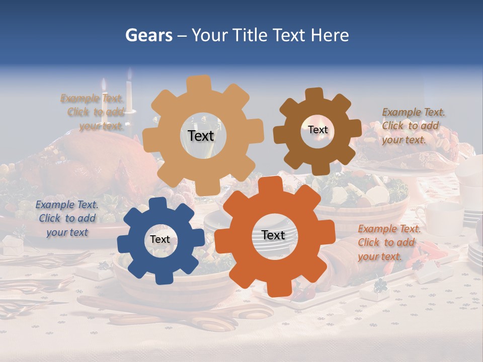 Turkey Pork Cooking PowerPoint Template