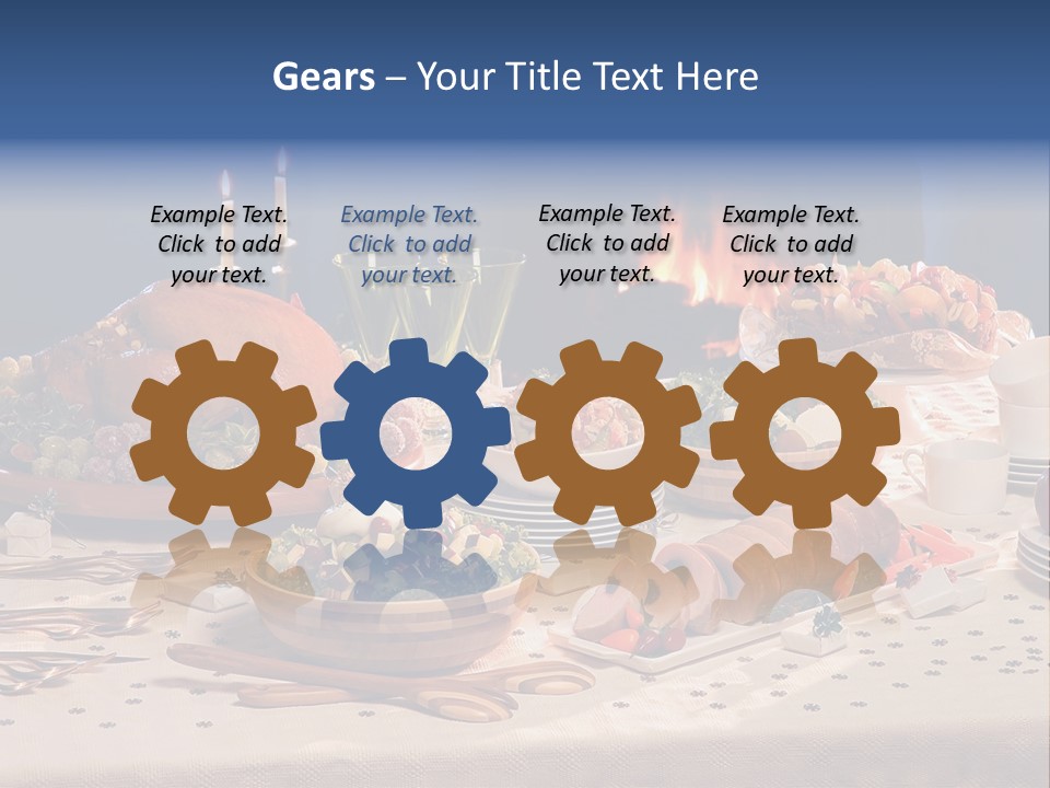 Turkey Pork Cooking PowerPoint Template