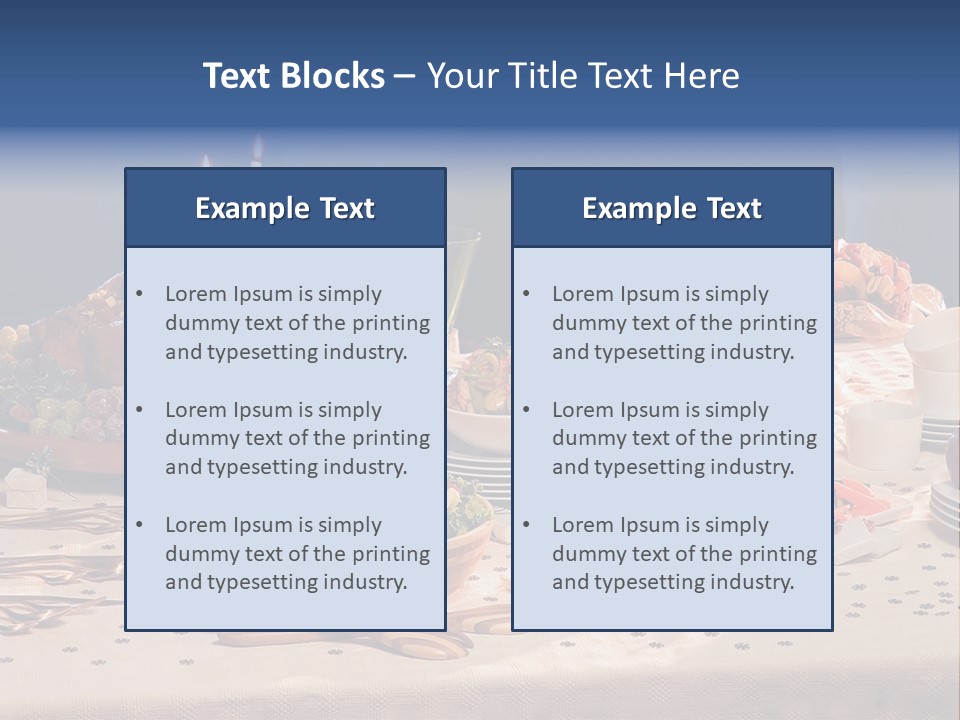 Turkey Pork Cooking PowerPoint Template