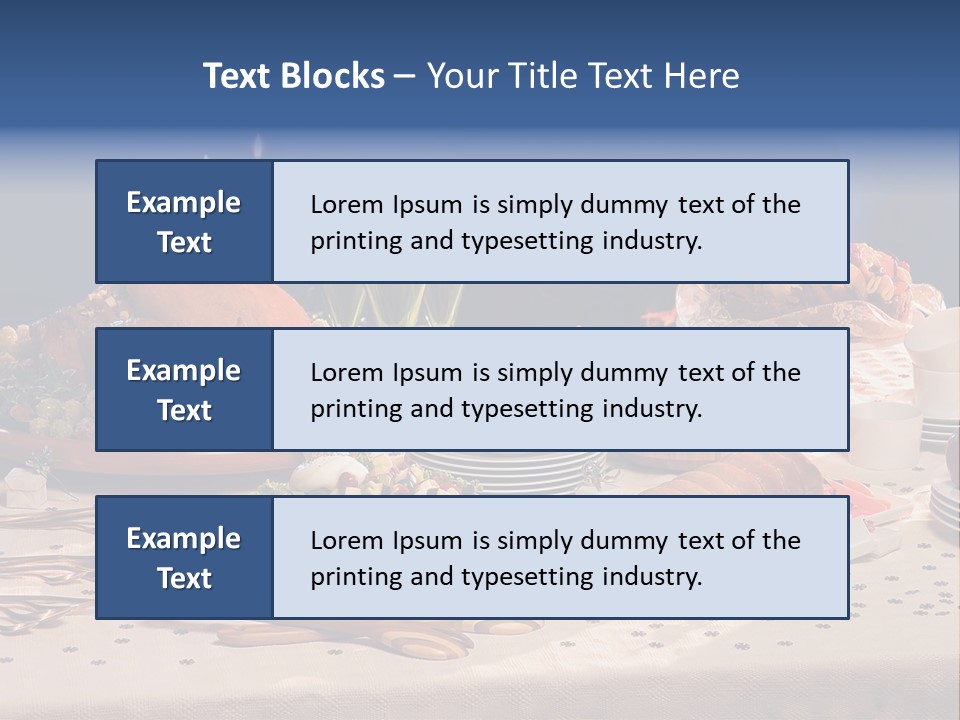 Turkey Pork Cooking PowerPoint Template