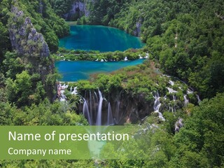 Plitvice Croatia PowerPoint Template