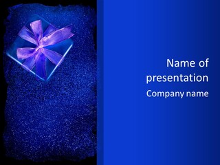 Card Text Present PowerPoint Template