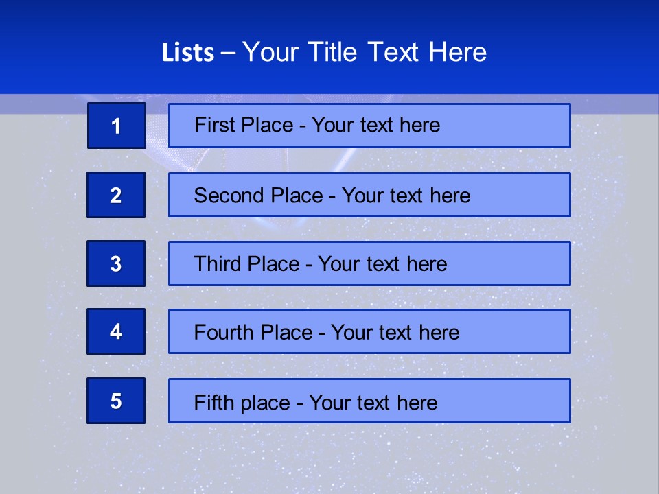 Card Text Present PowerPoint Template