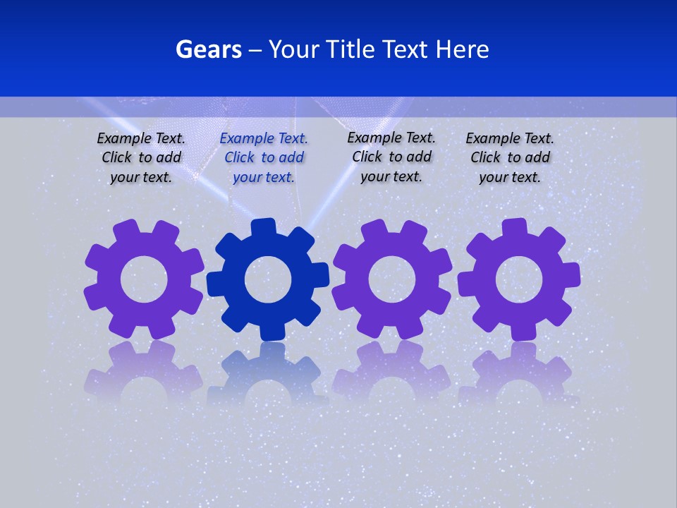 Card Text Present PowerPoint Template