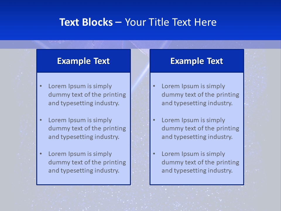 Card Text Present PowerPoint Template