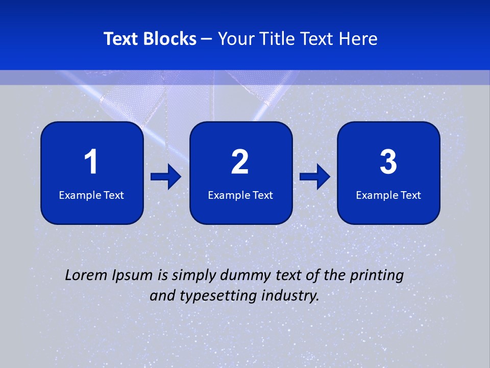 Card Text Present PowerPoint Template