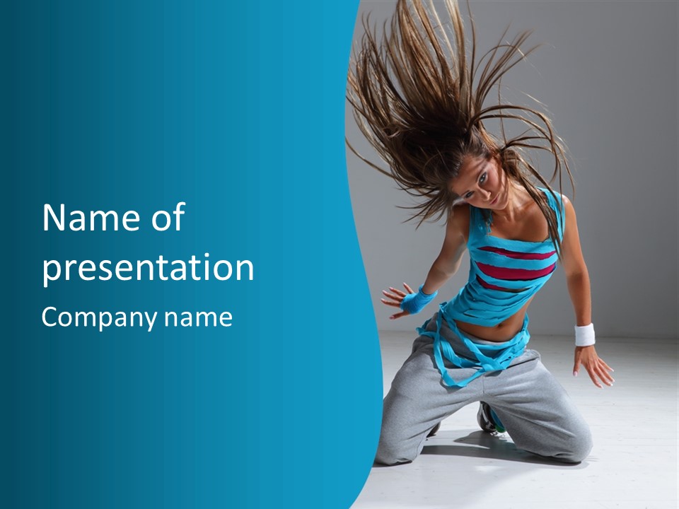 Hip Hop Y Female PowerPoint Template