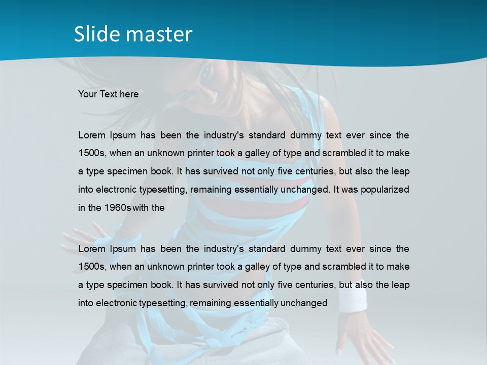 Hip Hop Y Female PowerPoint Template