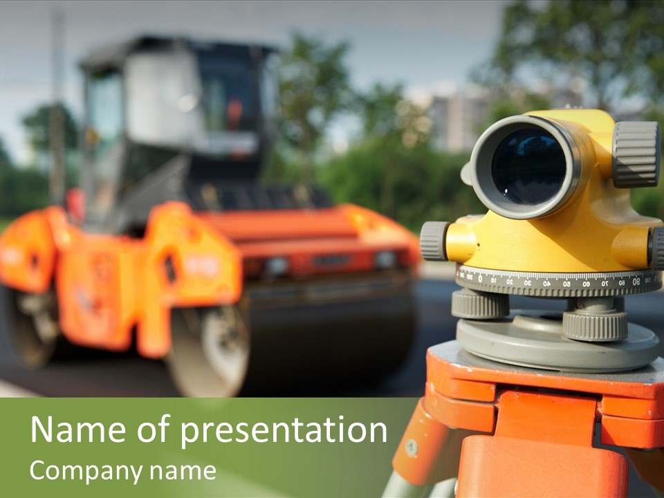 Level Measuring Workplace PowerPoint Template