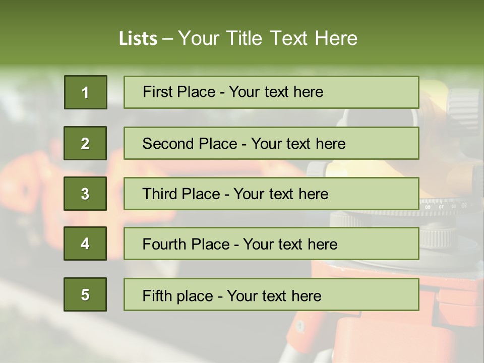 Level Measuring Workplace PowerPoint Template