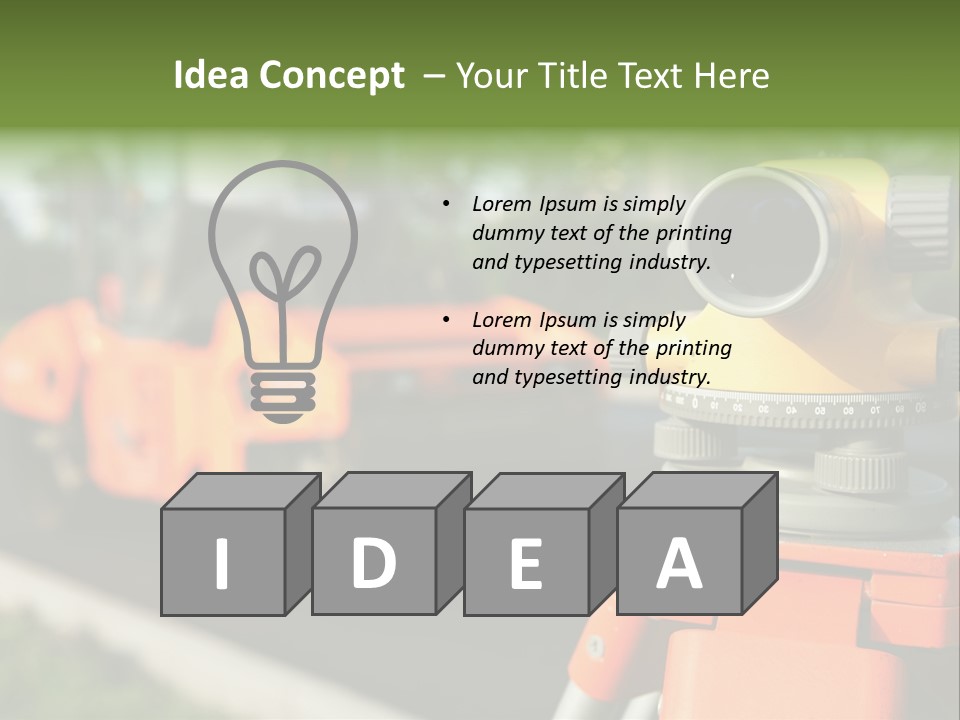 Level Measuring Workplace PowerPoint Template