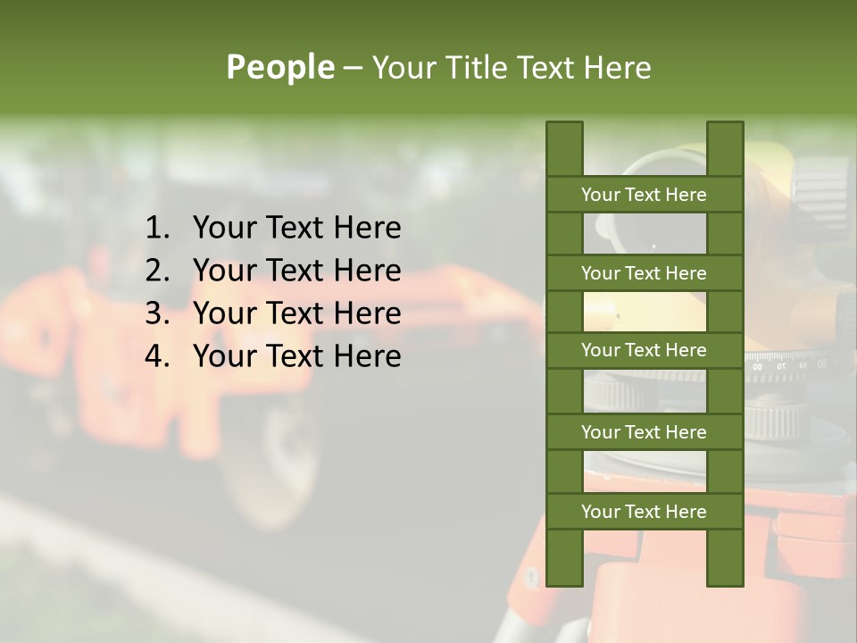 Level Measuring Workplace PowerPoint Template