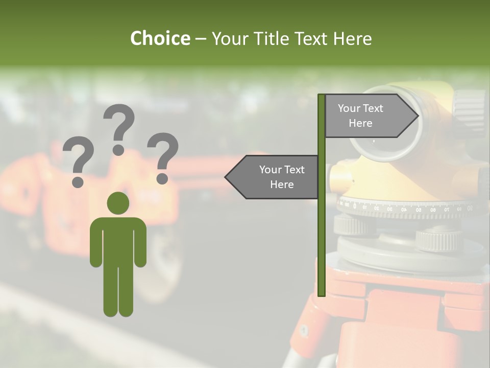 Level Measuring Workplace PowerPoint Template