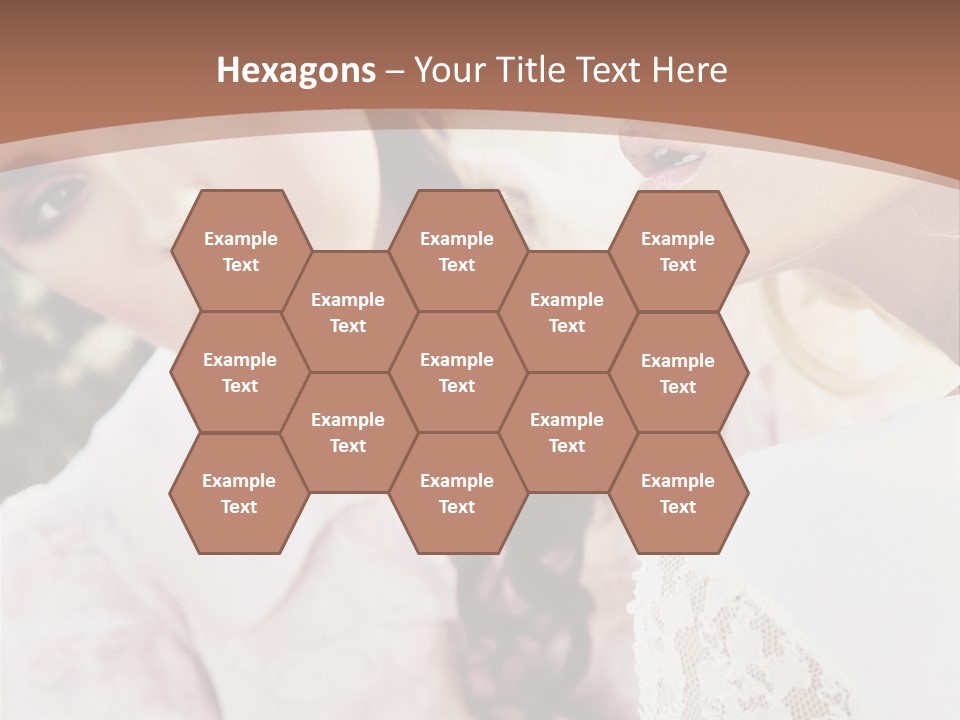 One Girl Model PowerPoint Template