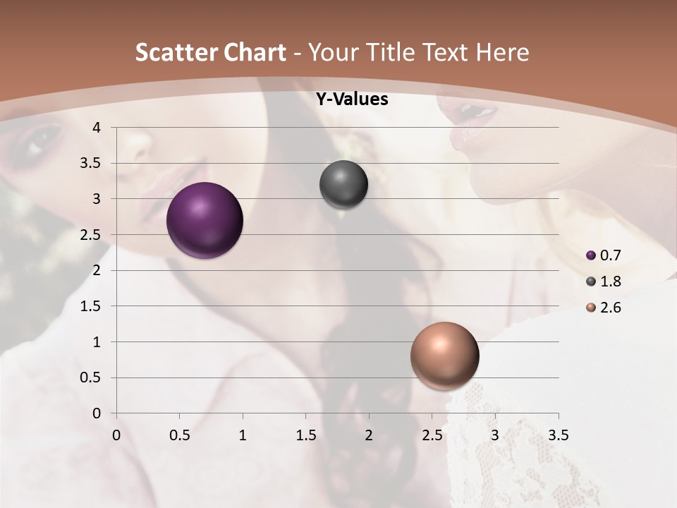 One Girl Model PowerPoint Template