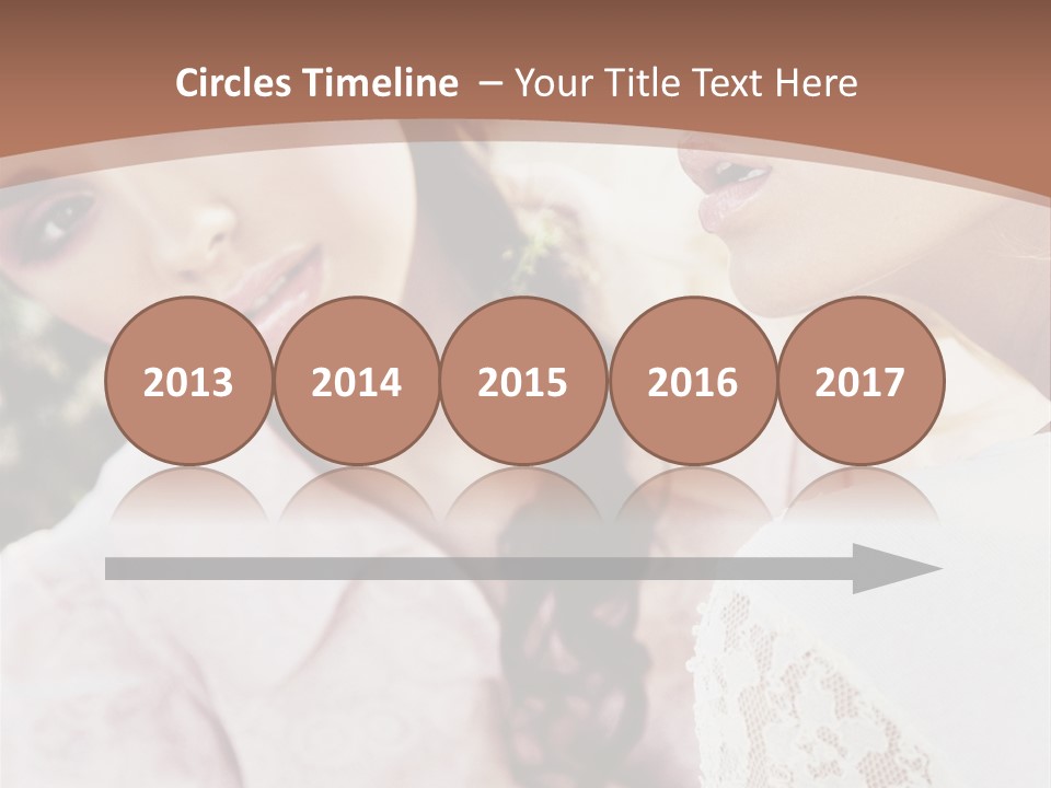 One Girl Model PowerPoint Template