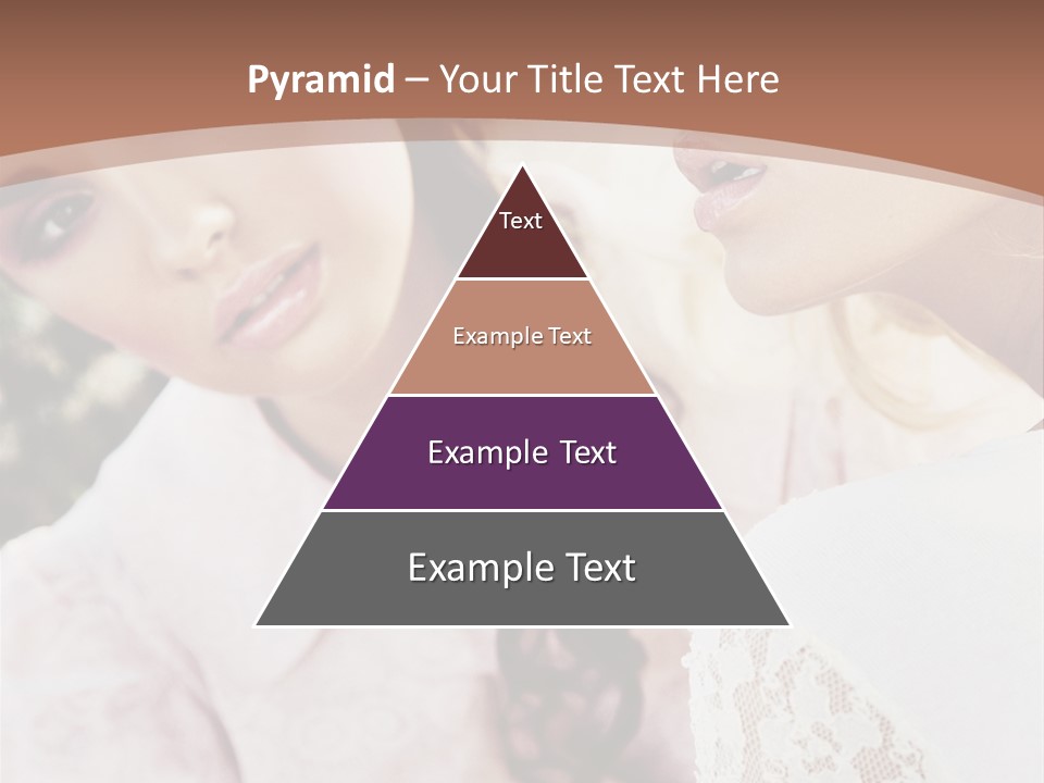 One Girl Model PowerPoint Template