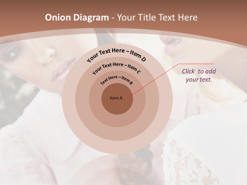 One Girl Model PowerPoint Template