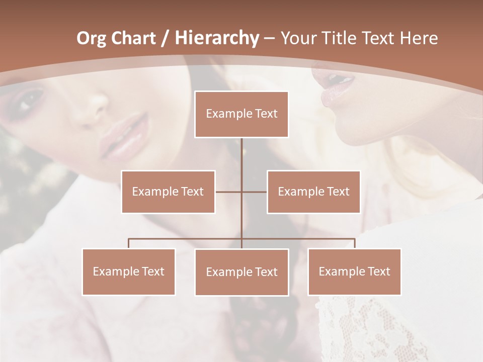 One Girl Model PowerPoint Template