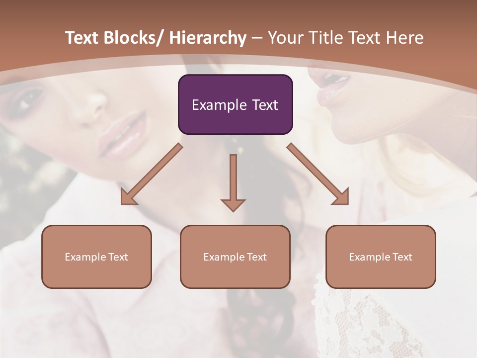 One Girl Model PowerPoint Template