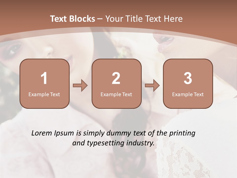 One Girl Model PowerPoint Template