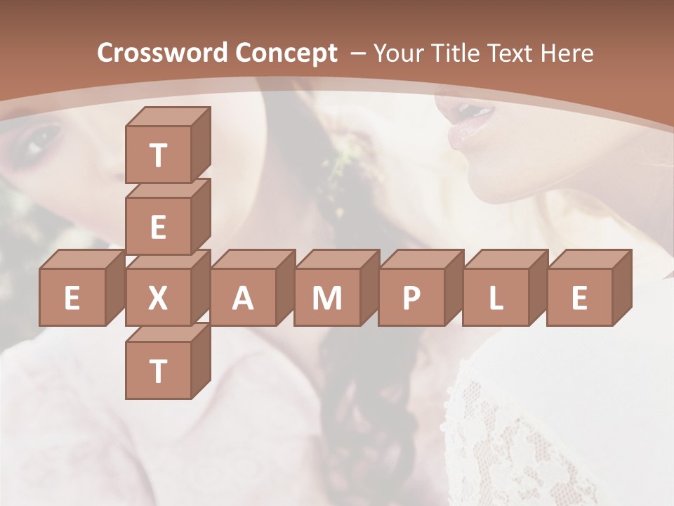 One Girl Model PowerPoint Template