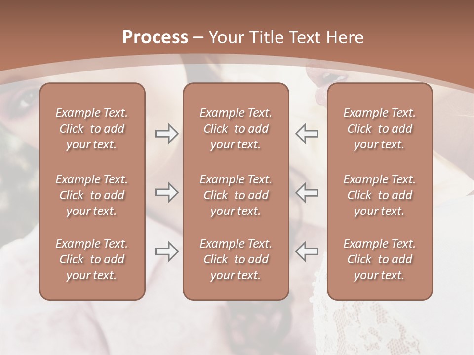 One Girl Model PowerPoint Template
