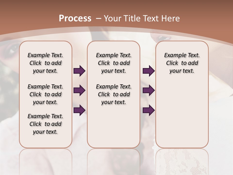 One Girl Model PowerPoint Template