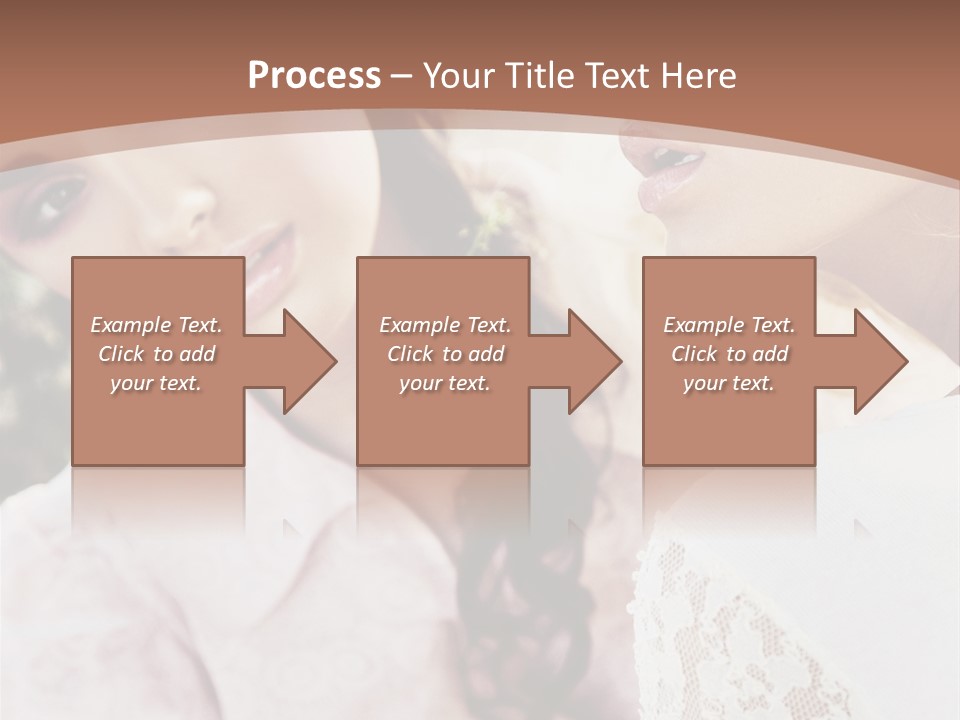 One Girl Model PowerPoint Template