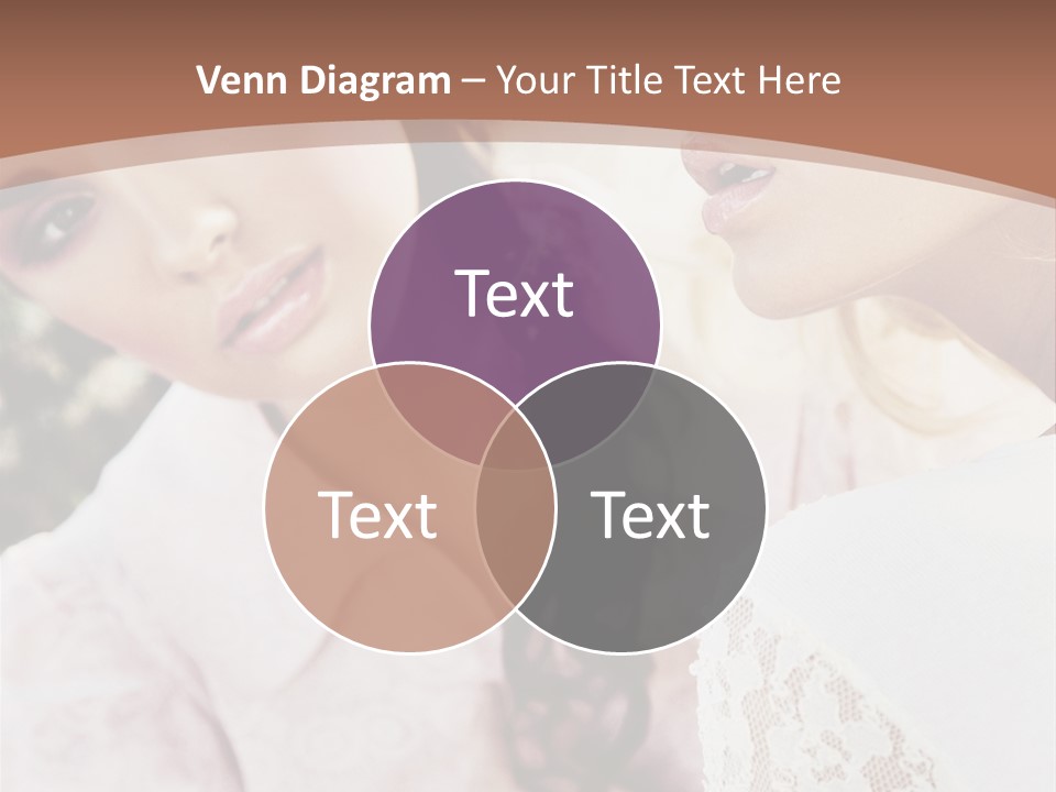 One Girl Model PowerPoint Template